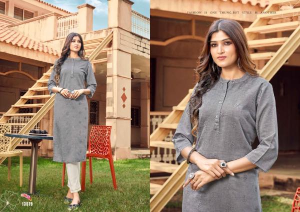 Kalaroop Ladlee Vol 3 Rayon Designer Long Kurti Collection